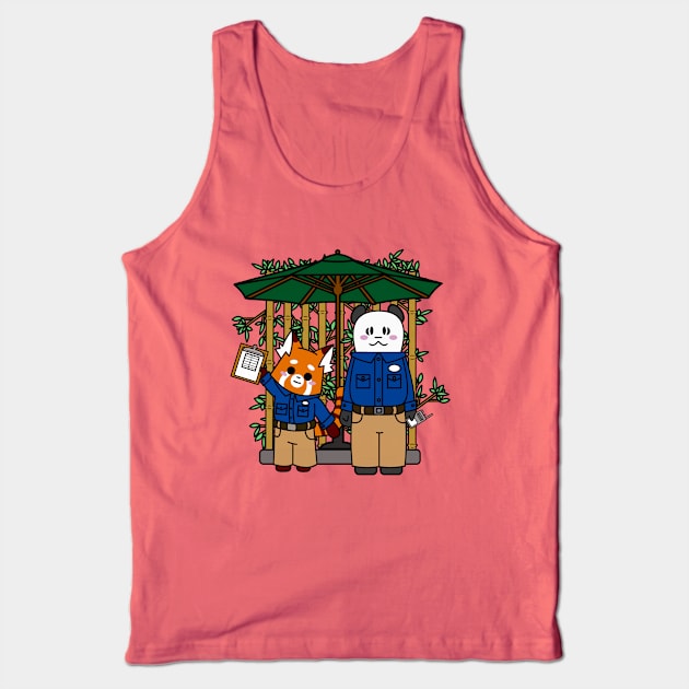 Cute Pandas Tank Top by KittyMonsterGraphicDesigns